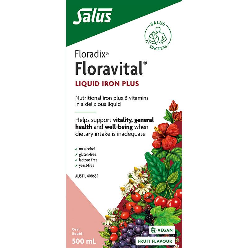 Floradix Floravital Iron Plus 500ml