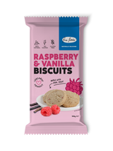 Fine Fettle Raspberry & Vanilla Biscuits 100g