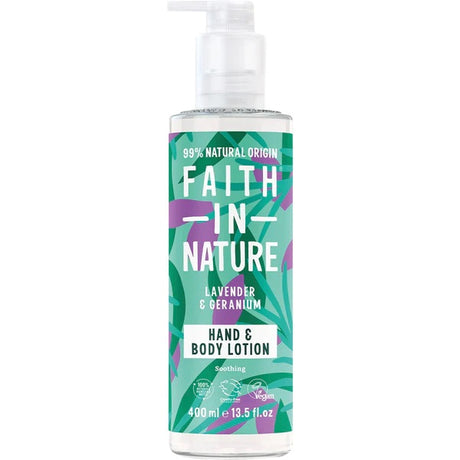 Faith In Nature Hand Body Lotion Lavender 400ml