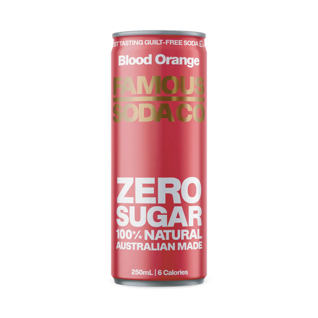 Famous Soda Blood Orange 4X250ml