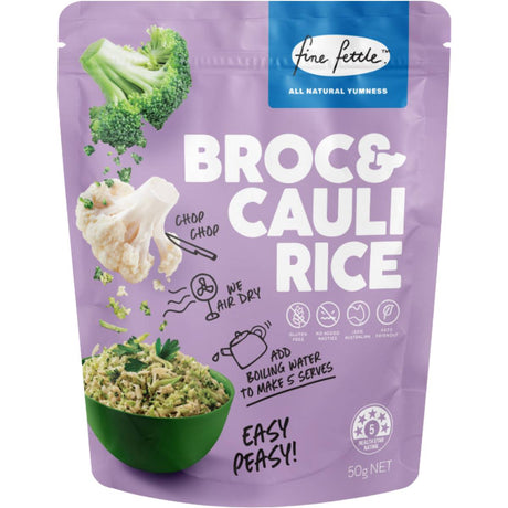 Fine Fettle Broccoli Cauliflower Rice 50g