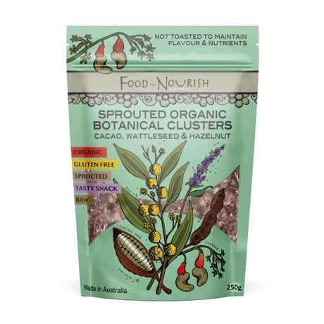 Food To Nourish Clusters Cacao Wattleseed 250g