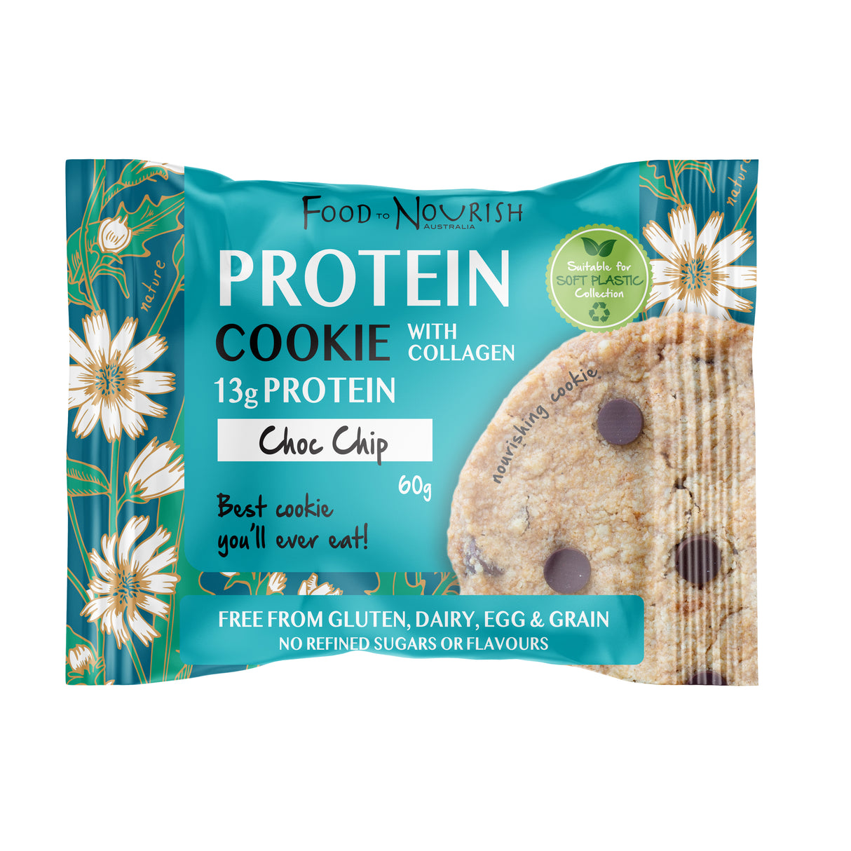 Food To Nourish Cookie Chocolate Chip 60g