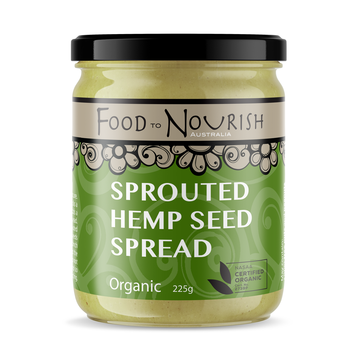 Food To Nourish Spread Hemp Seed 225g