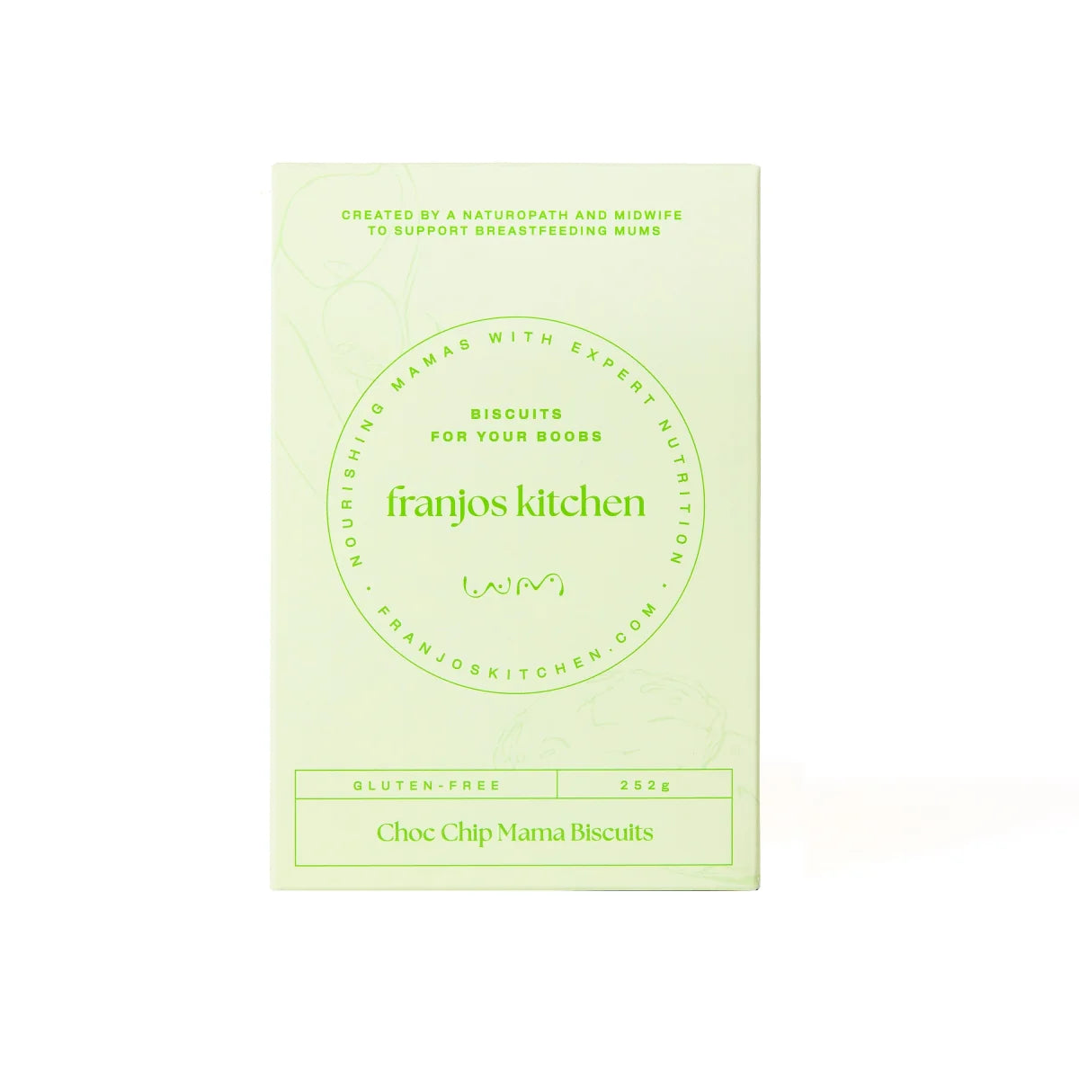 Franjos Kitchen Choc Chip Mama Biscuits - Gluten Free 250g