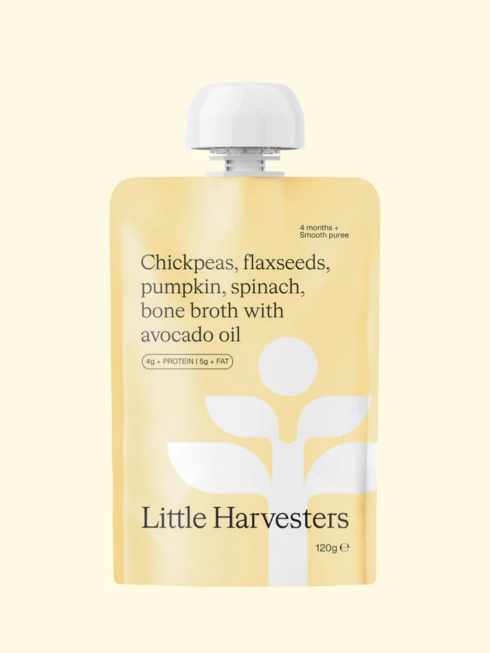Little Harvesters Chickpeas, Pumpkin, Spinach 120g