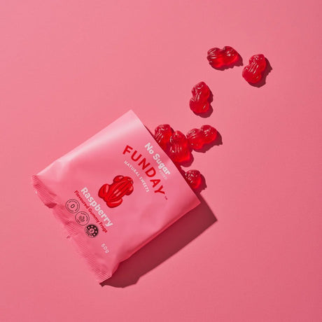 Funday Raspberry Gummy Frogs 50g
