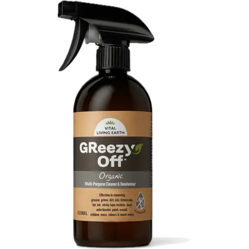Vital Living Earth GReezy Off Organic Multi-Purpose Natural Antibacterial Cleaner & Deodoriser 500mL