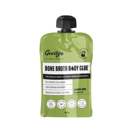 Gevity RX Bone Broth Body Glue Lemon & Herb 200g