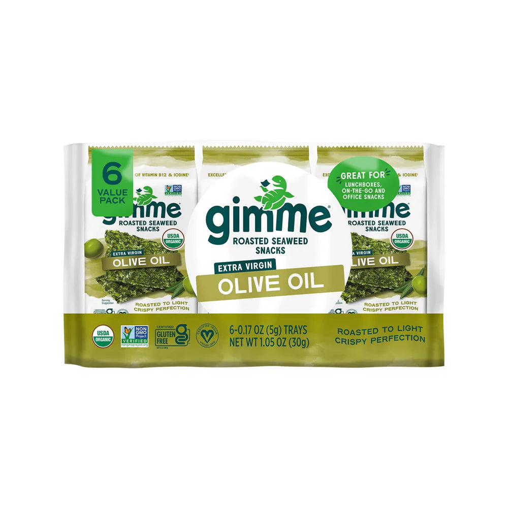 Gimme Olive Oil Seaweed 6 Pack 6x5g