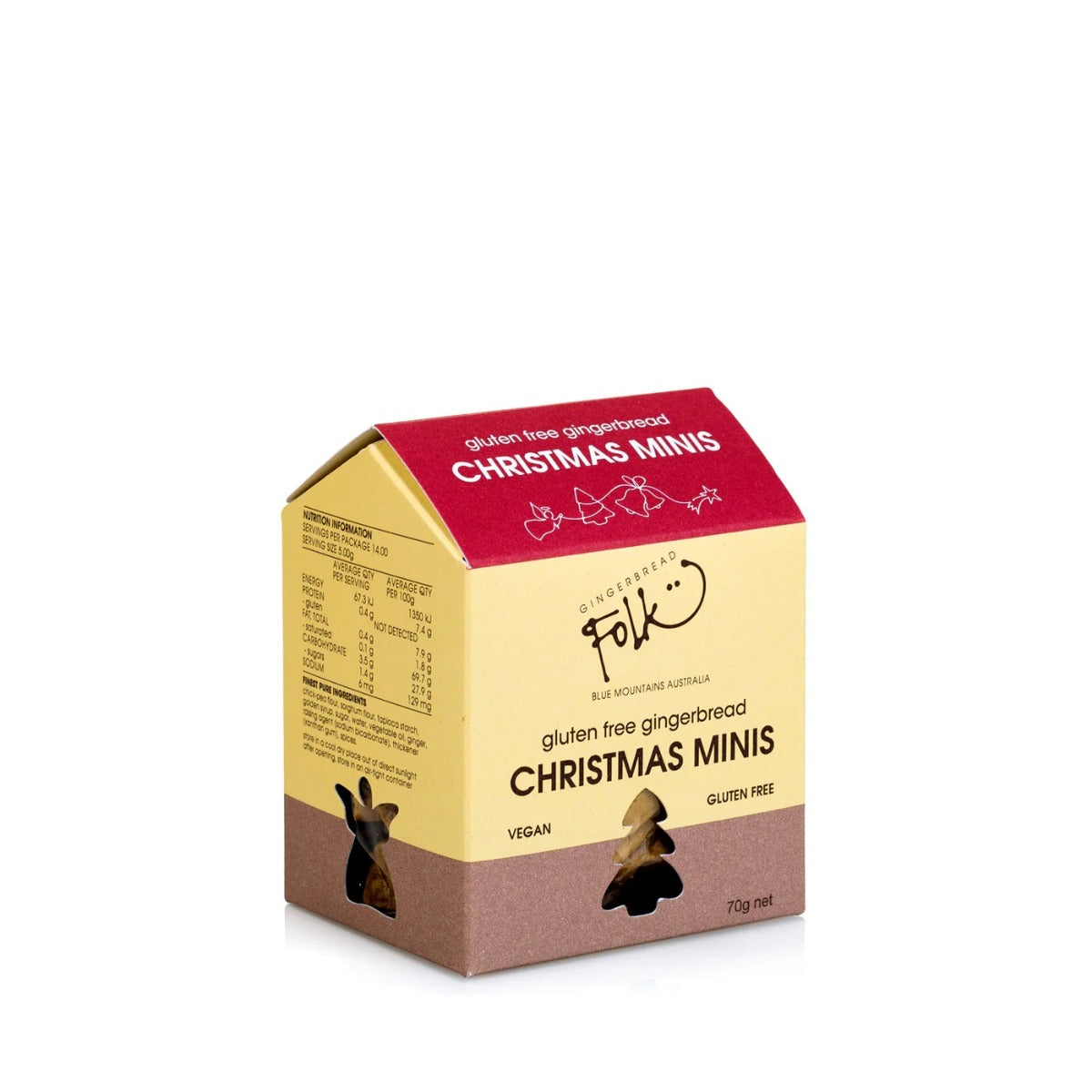 Gingerbread Folk Gluten Free Mini Xmas 70g