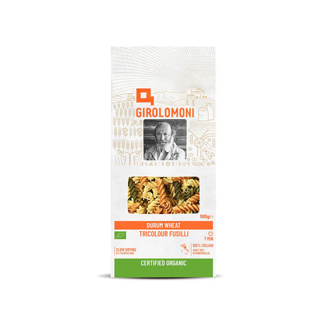 Girolomoni Durum Wheat Semolina Tricolour Fusilli 500g