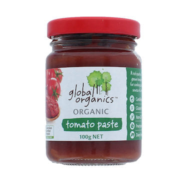 Global Organics Tomato Paste Glass 100g