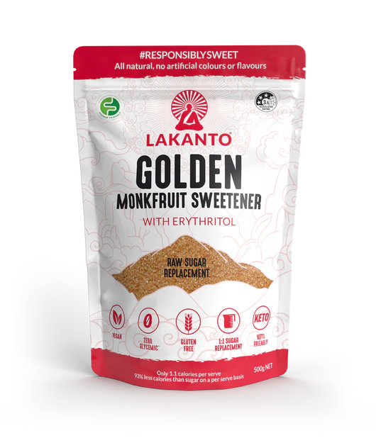 Lakanto Golden Monkfruit Sweetener with Erythritol 500g