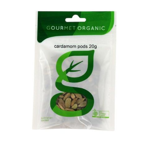 Gourmet Organic Cardamom Pods 20G