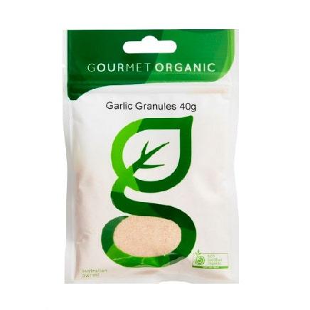 Gourmet Organic Garlic Granules 40g