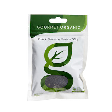 Gourmet Organic Herbs Black Sesame Seeds 50g