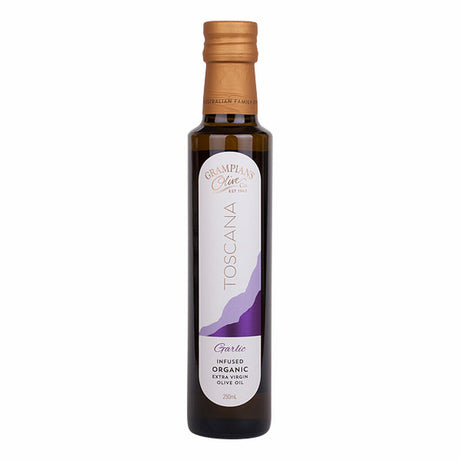 Grampians Olive Co Garlic infused Extra Virgin Oil 500ml