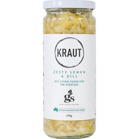 Green Street Kitchen Kraut Zesty Lemon Dill 430g