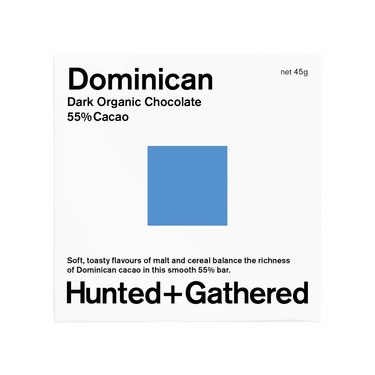 Hunted+Gathered Dominican Dark Organic Chocolate 55% Cacao