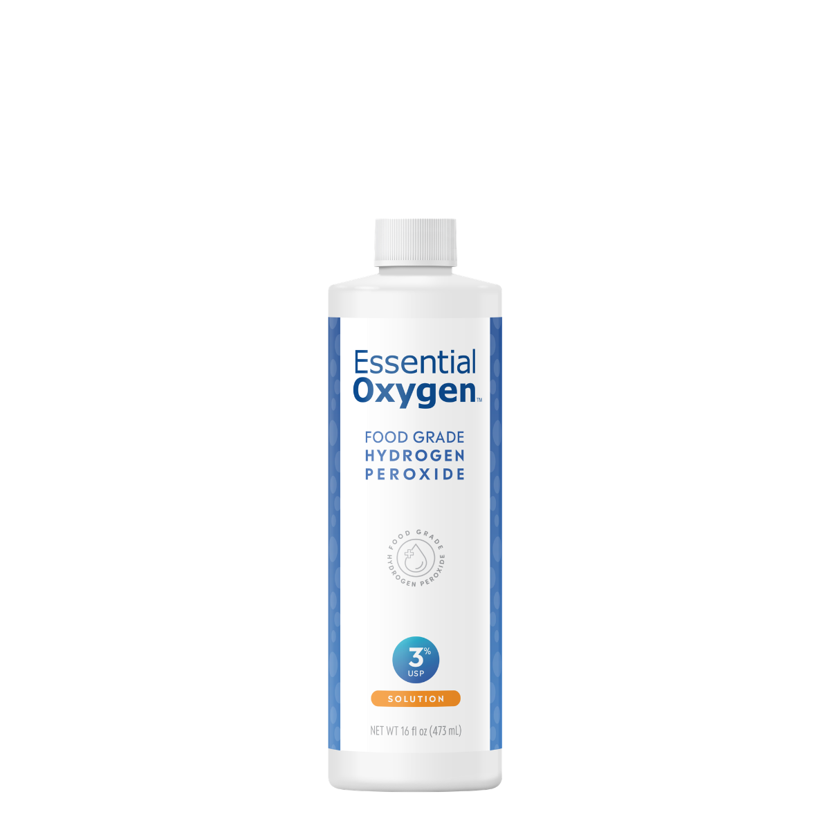 Essential Oxygen Food Grade Hydrogen Peroxide 3% 473ml