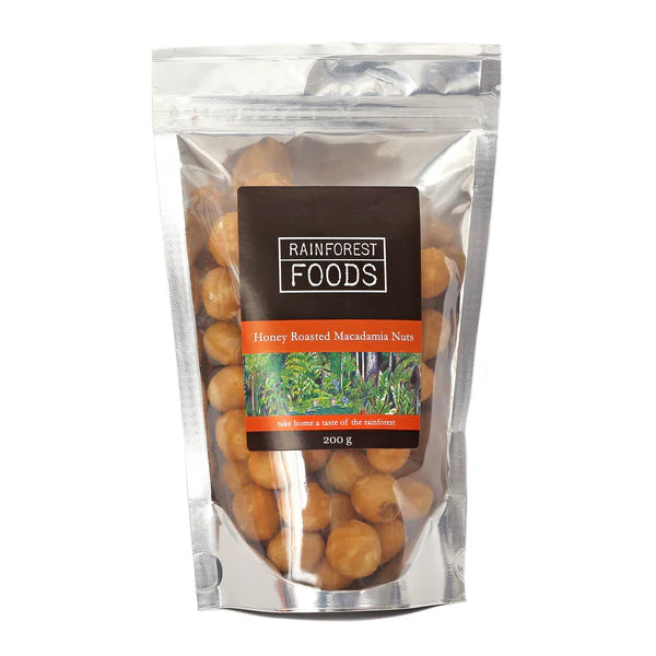 Rainforest Foods Honey Roasted Macadamia Nut 200g