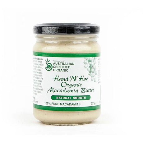 Hand and Hoe Macadamia Macadamia Smooth Butter 225g