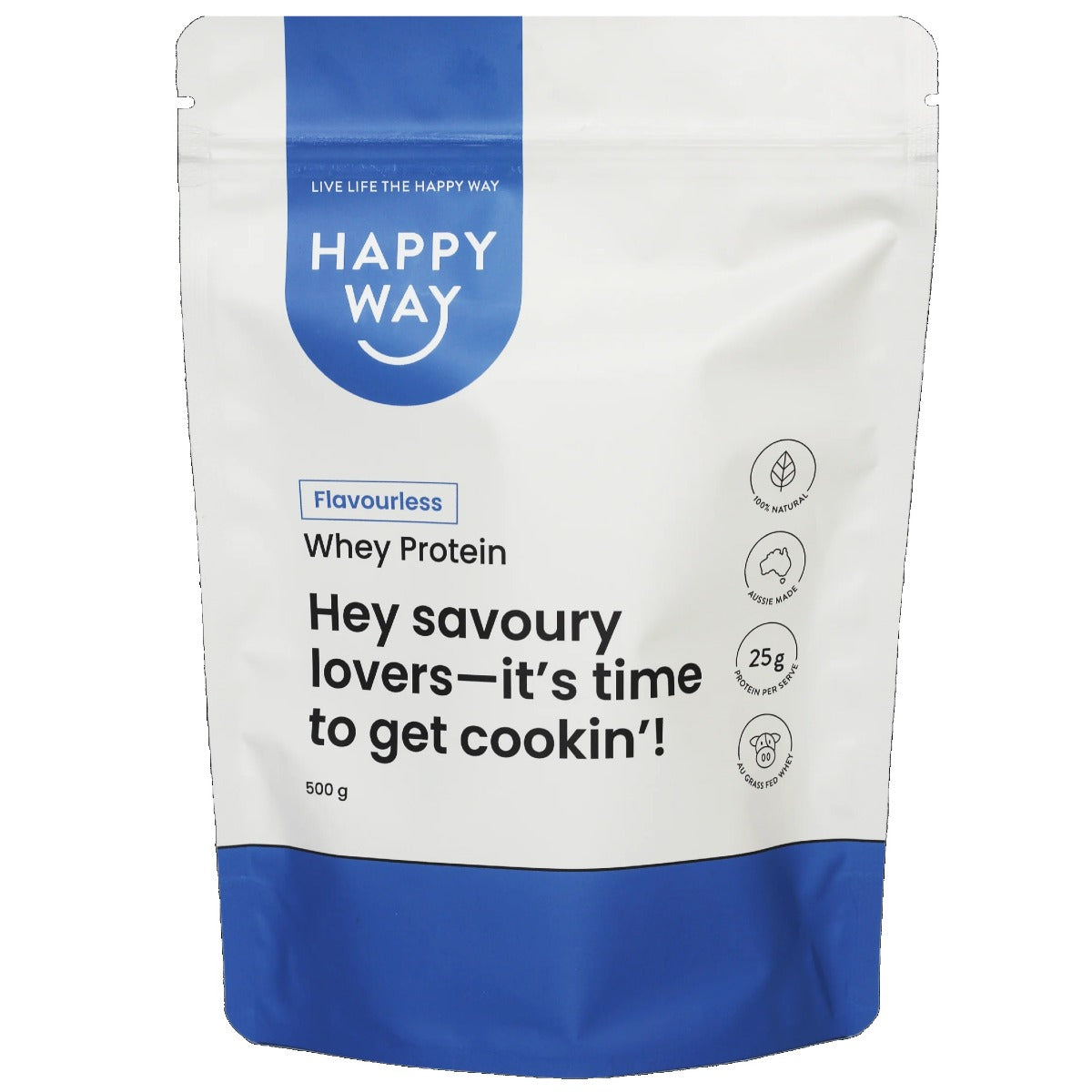 Happy Way Protein Flavourless 500g tub