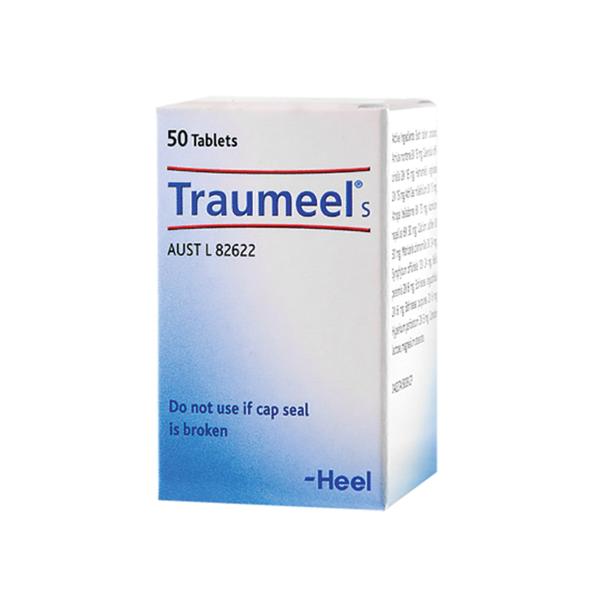 Pack of Heel Traumeel S 50 tablets