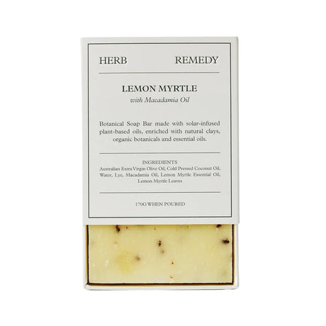 Herb Remedy Lemon Myrtle with Macadamia Oil Soap 170g