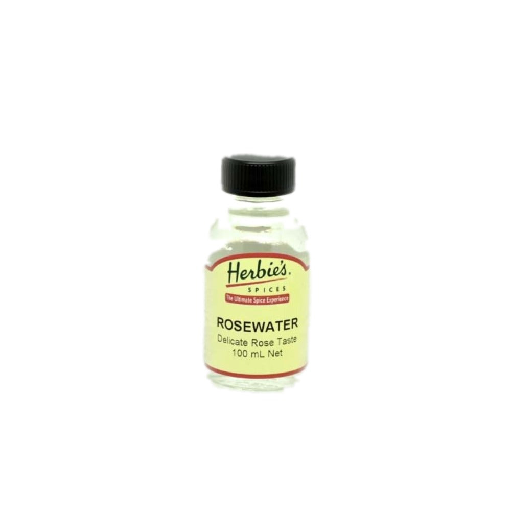 Herbie's Spices Rose Water 25ml - floral essence for baking and desserts
