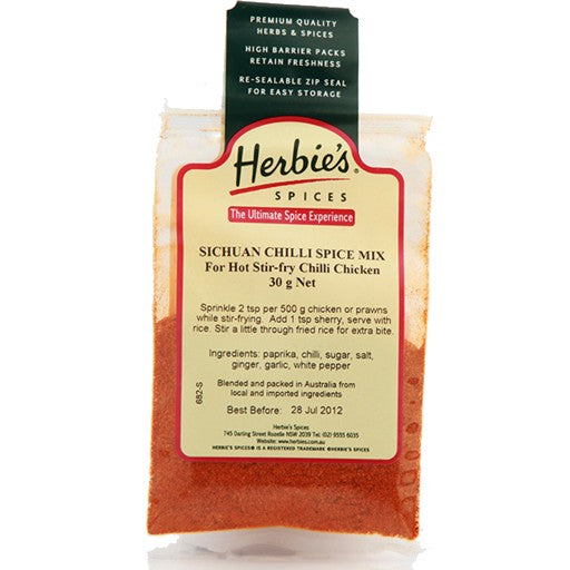 Herbies Sichuan Chilli Spice 30g