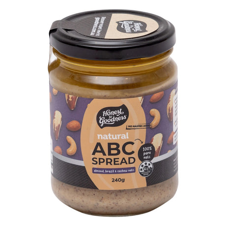 Honest to Goodness A(Almond Brazil & Cashew Nut) Spread 240g