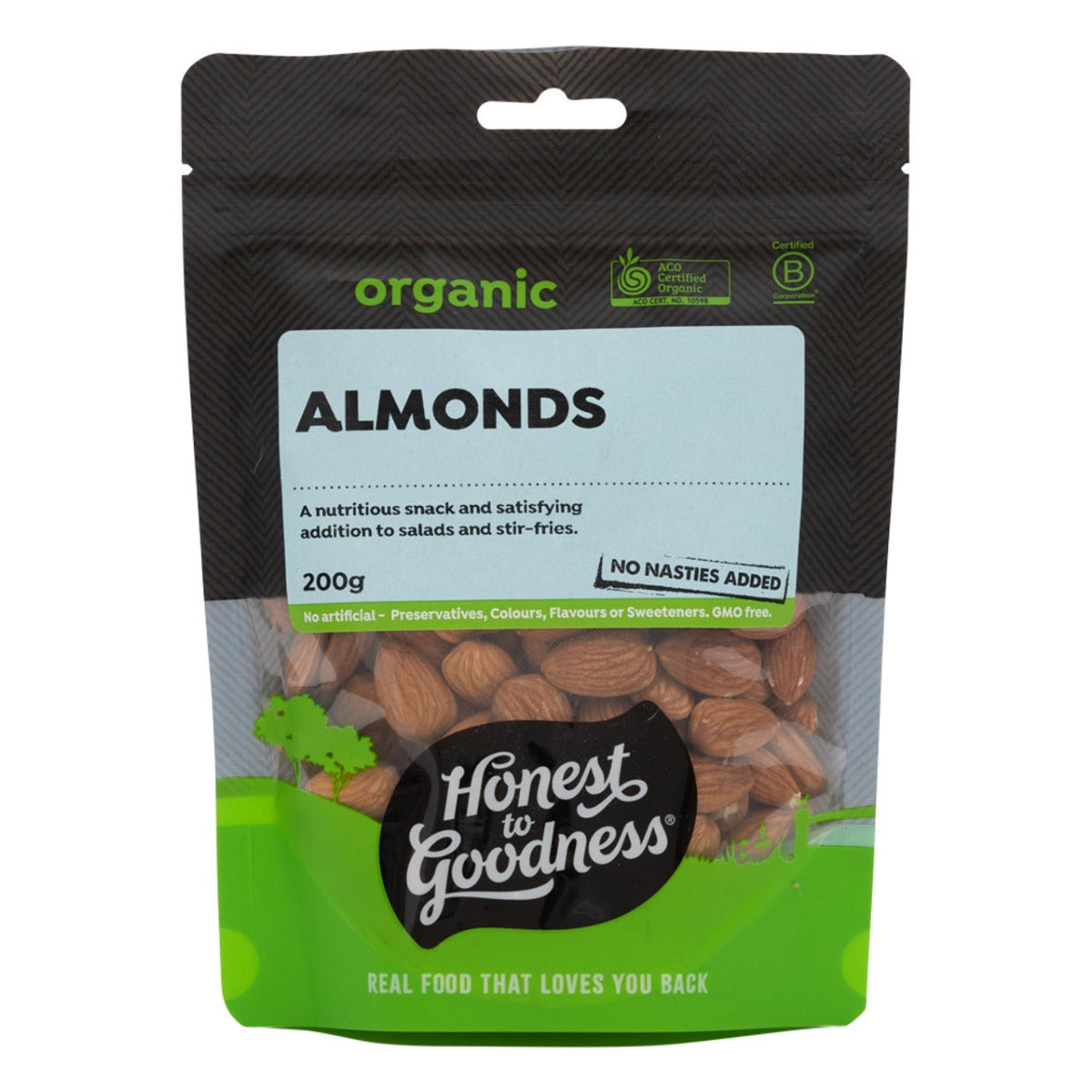 Honest to Goodness Almonds 200g