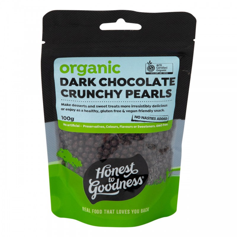 Honest to Goodness Dark Chocolate Crunchy Pearl 100g