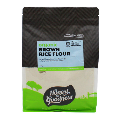 Honest to Goodness H2G Org Brown Rice Flour 1kg