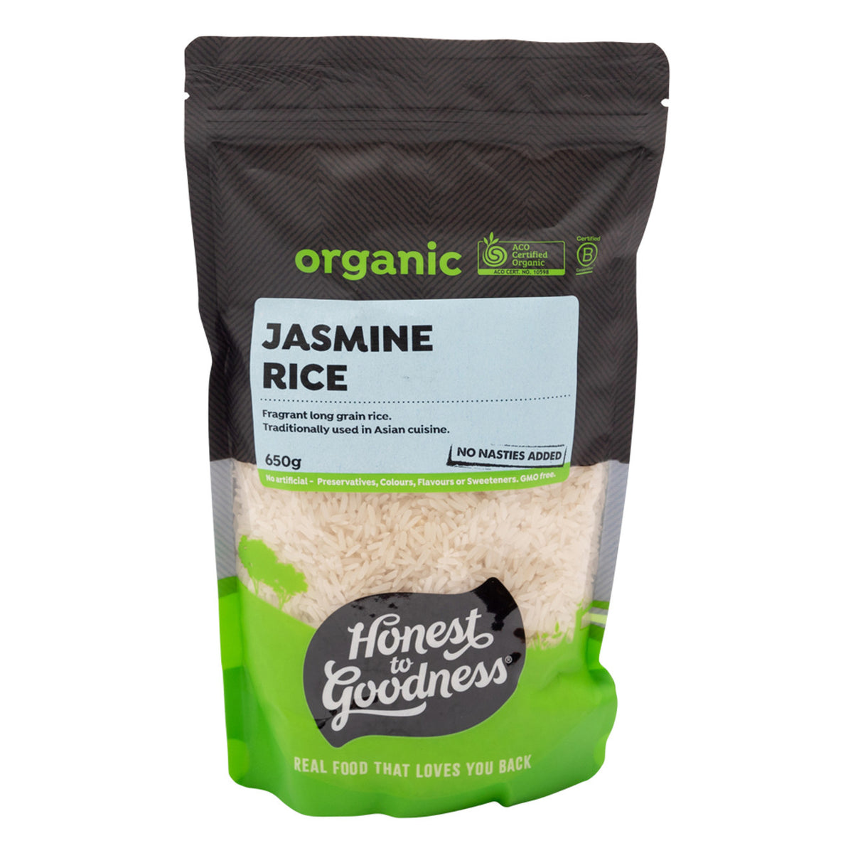 Honest to Goodness Jasmine Rice 650g – Unique Wholefood