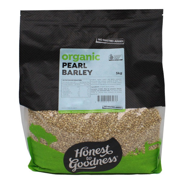 Honest to Goodness Organic Pearl Barley 5Kg