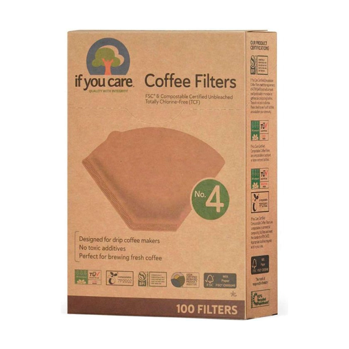 If You Care No 4 Coffee Filters 100
