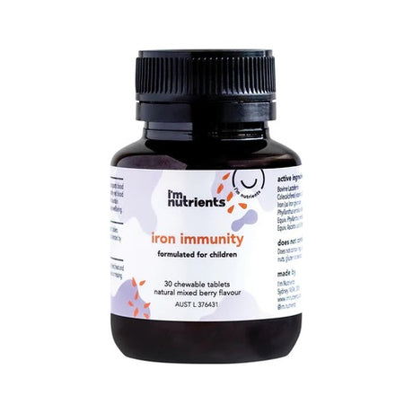 Im Nutrients Iron Immunity 30t