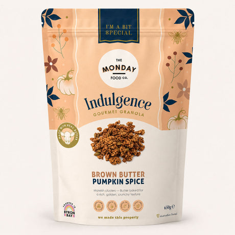 The Monday Food Co Indulgence Brown Butter Pumpkin Spice Granola 650g