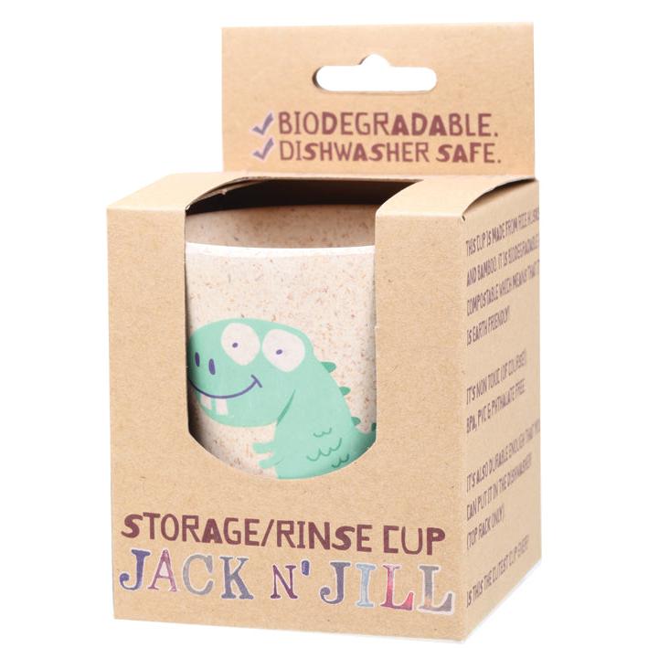 Jack N jill Storage/Rinse Cup Dino Biodegradable 1