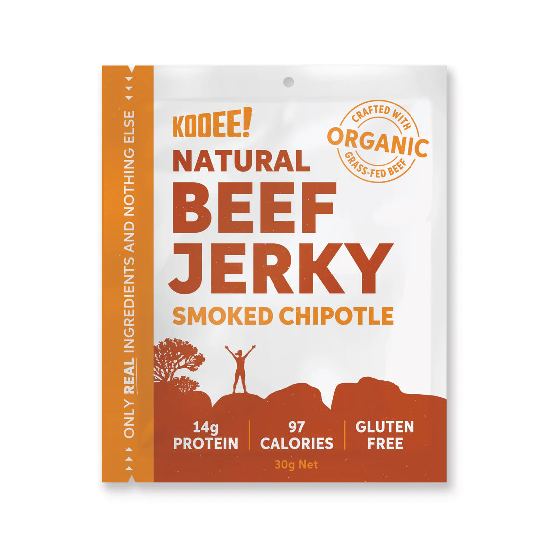 Kooee Smoked Chipotle Beef Jerky 30g – Unique Wholefood