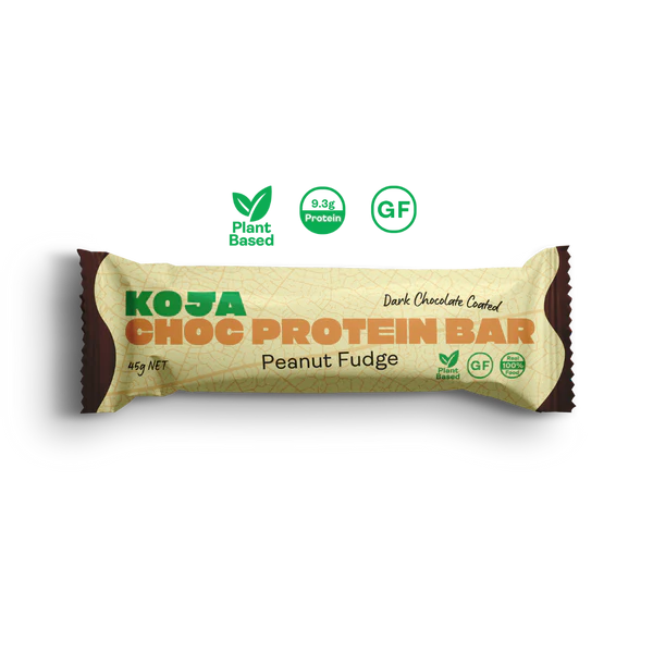 Koja Peanut Fudge Choc Protein Bar 45g