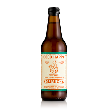 Good Happy Kombucha Lemon Myrtle & Pepperberry 330ml