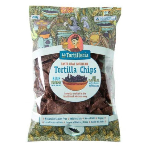 La Tortilleria Blue Totopos 200g