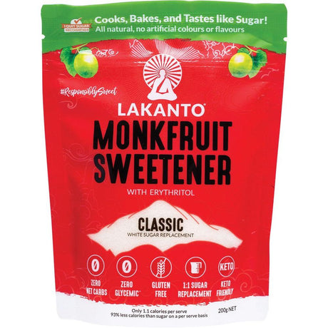 Lakanto Sweetener Classic With Erythritol 200g