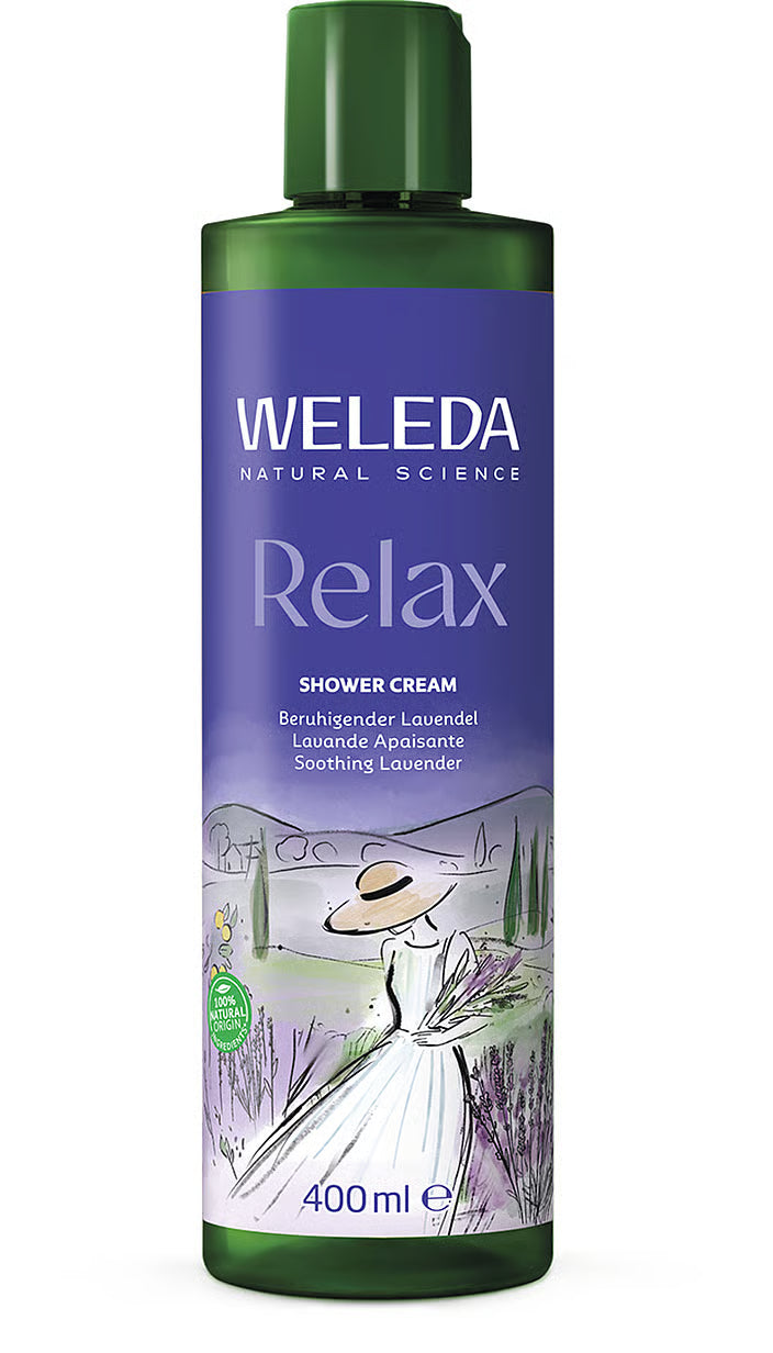 Weleda Relax Shower Cream - Lavender 400ml