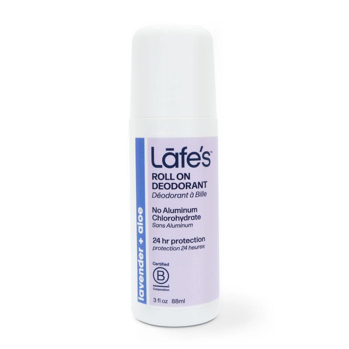 Lafe's Lavender + Aloe Roll On Deodorant 88ml