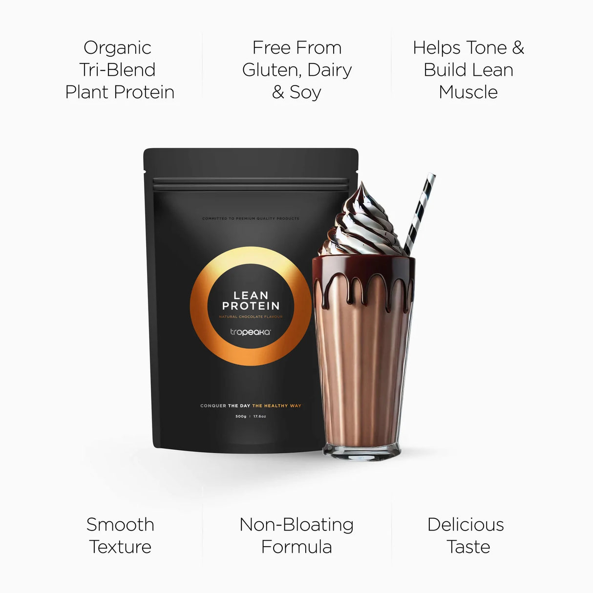 Tropeaka Lean Protein Chocolate 500g